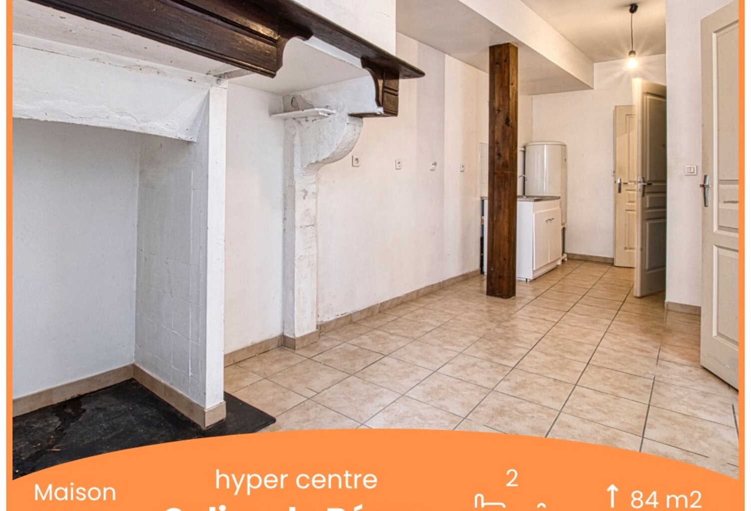 Maison de ville -  2 chambres - 84m2 - SALIES de BEARN — photo 1