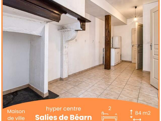 Maison de ville -  2 chambres - 84m2 - SALIES de BEARN — photo du bien