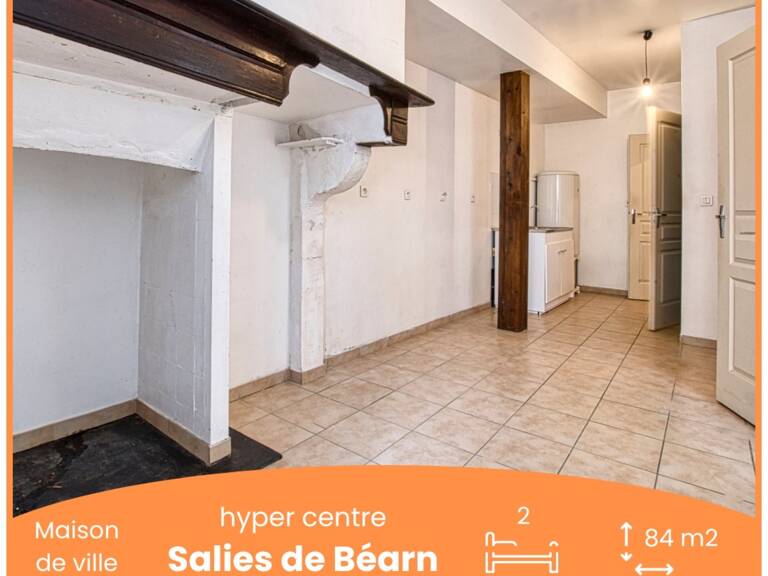 Maison de ville -  2 chambres - 84m2 - SALIES de BEARN — photo 1