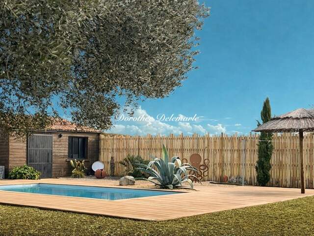 A VENDRE Maison 5 pièces Dompierre-sur-Mer, 142 m² piscine, 4 chambres jardin arboré de 1 035 m² — photo du bien