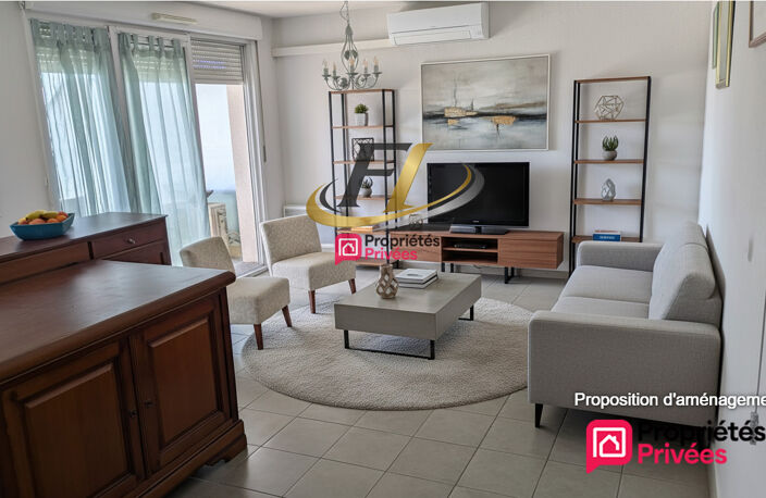 F3 de 60.57 m2 avec terrasse et parking privé à Canet en Roussillon — photo 4