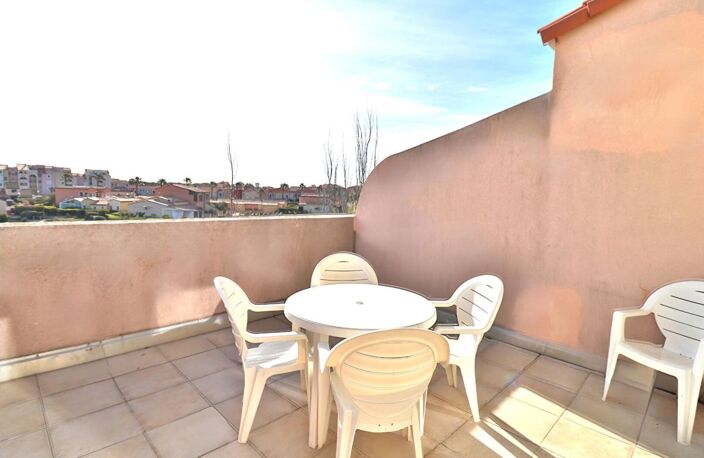 Appartement CAP COUDALERE-LE BARCARES 2 pièce(s) 37 m2 avec une terrasse de 14m² — photo 2