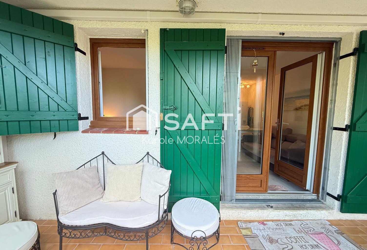 SAINT-CYPRIEN (66),T2 AVEC JARDIN DANS RESIDENCE SECURISEE,PISCINE ET STATIONNEMENTS — photo 1