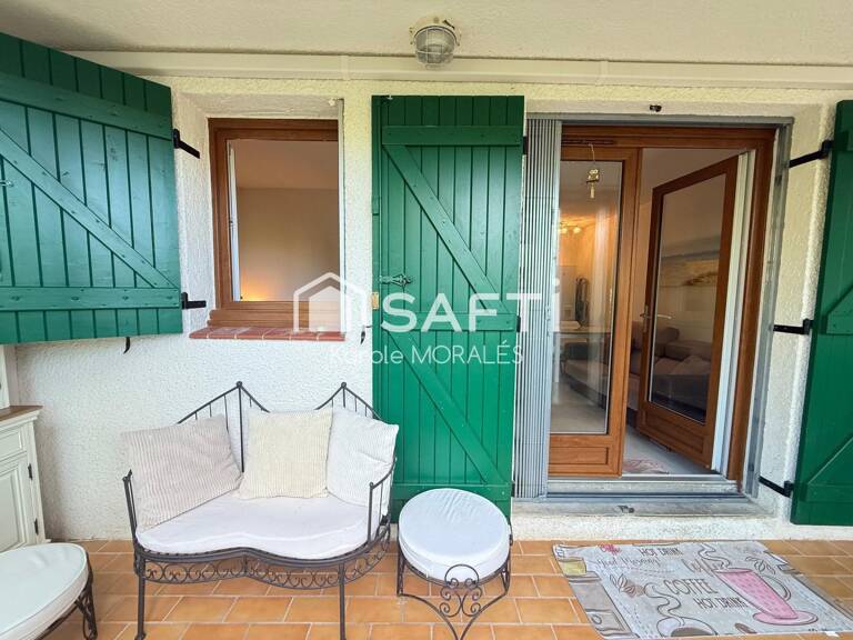 SAINT-CYPRIEN (66),T2 AVEC JARDIN DANS RESIDENCE SECURISEE,PISCINE ET STATIONNEMENTS — photo 1