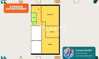 Appartement 3 Pièces 50 m² à vendre à Cavignac (33620)