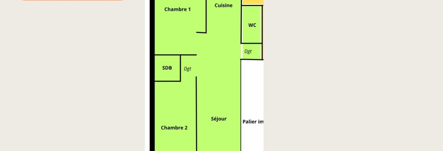 Appartement 3 Pièces 46 m² à vendre à Cavignac (33620)