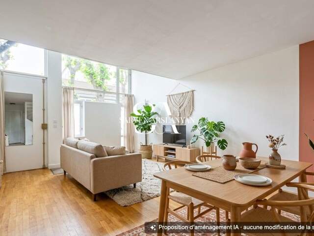 A 300 m du métro à Charenton / Centre-Ville / Duplex Loft 52m² avec accès privatif de plain-pied — photo du bien