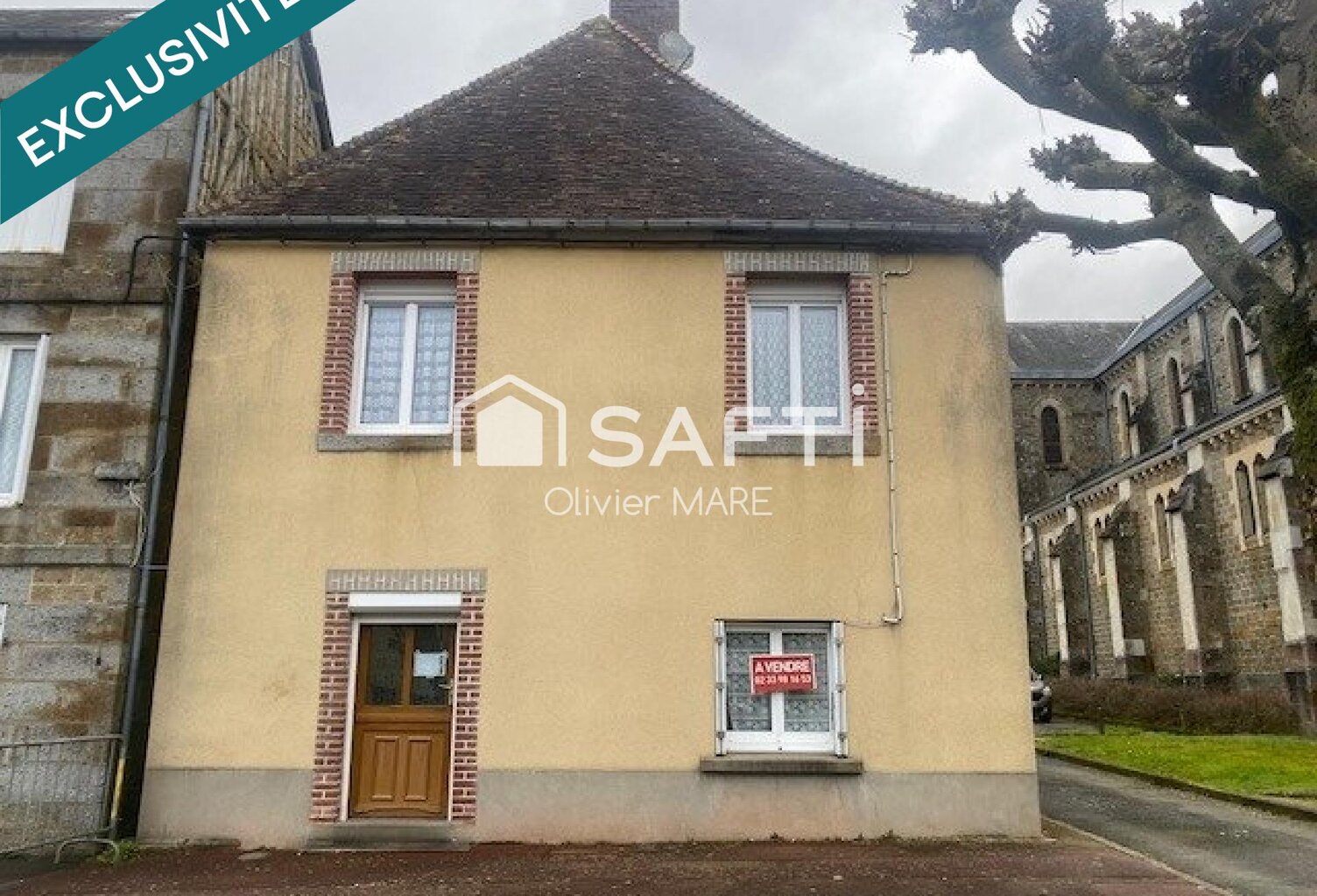Maison 70m², 2 chs, terrain 302 m², dépendance, centre Messei — photo 1