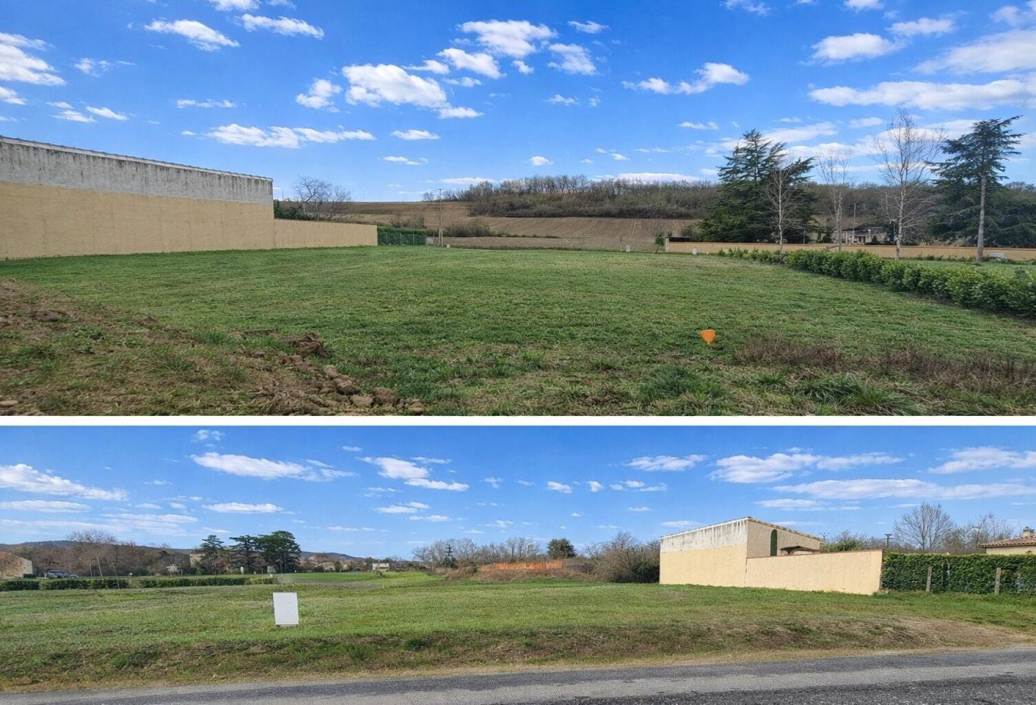 Terrain plat viabilisé avec vue dégagée — photo 1