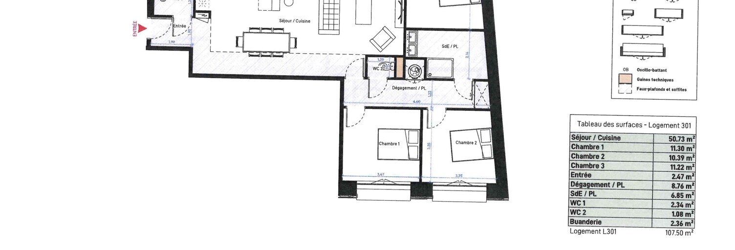 Appartement 4 Pièces 107 m² à vendre à Béziers (34500)