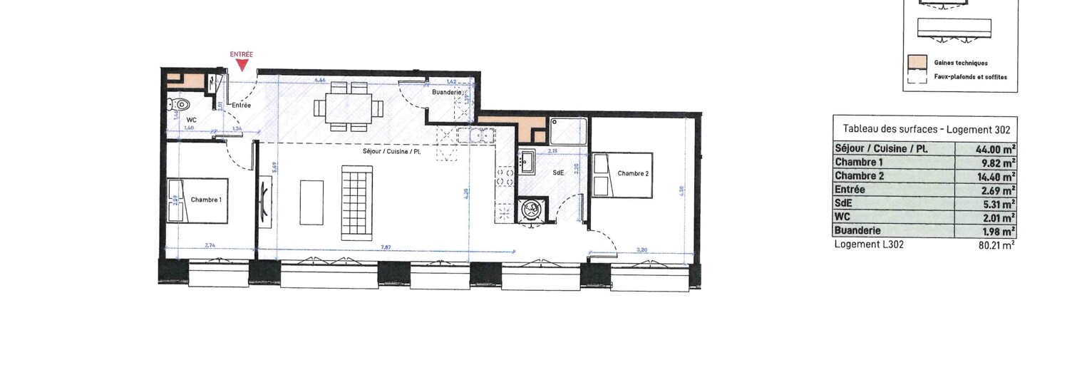 Appartement 3 Pièces 80 m² à vendre à Béziers (34500)