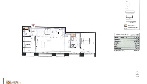 Appartement 3 pièces  à vendre Béziers 34500