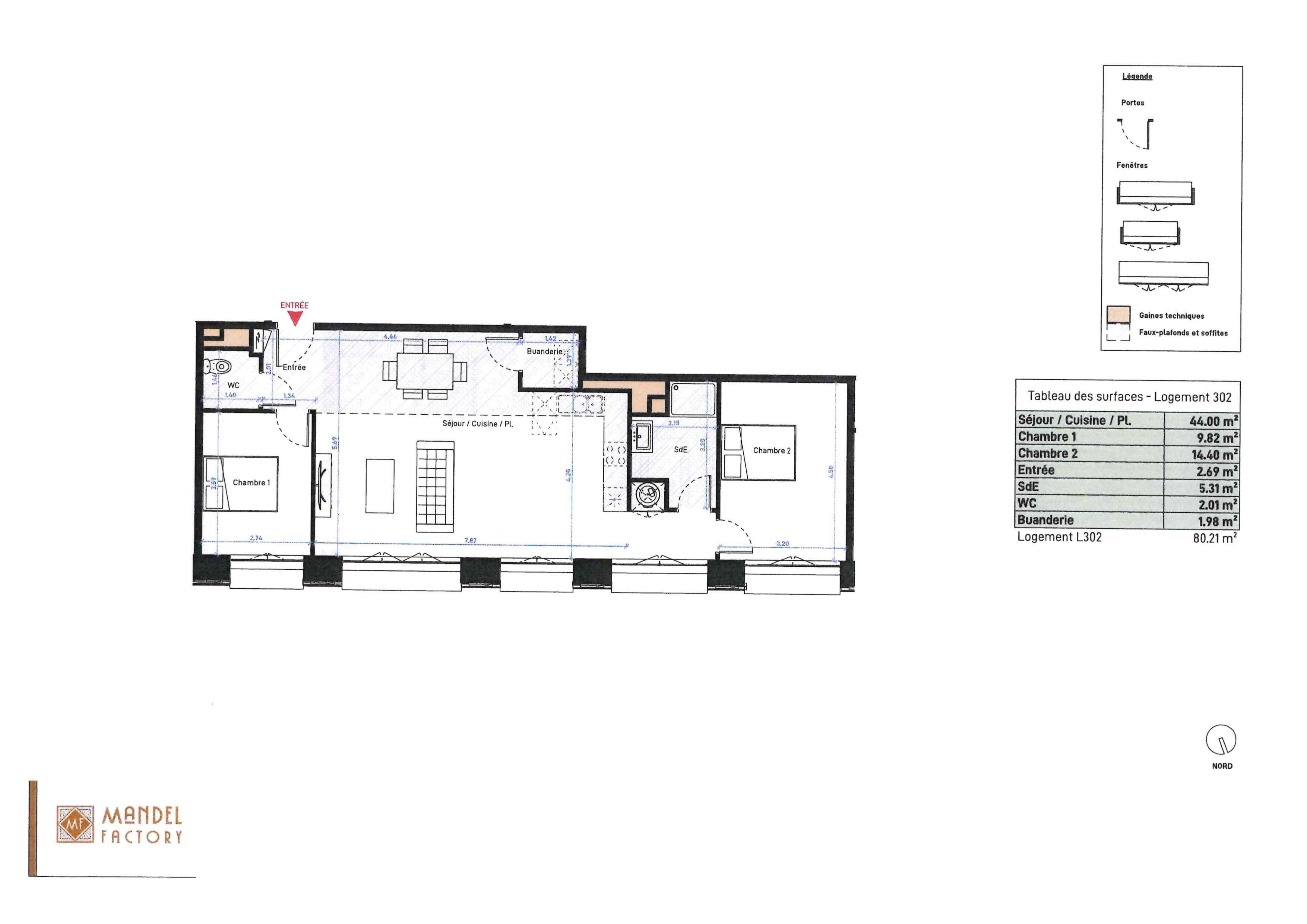 Appartement 3 pièces  à vendre Béziers 34500
