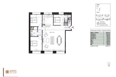 Appartement 4 pièces 396000 €