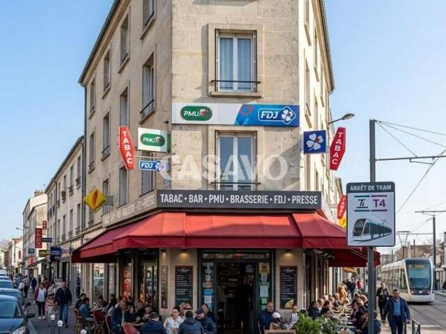 Fonds de Commerce Tabac Bar PMU FDJ – Emplacement N°1 – Livry-Gargan — photo du bien