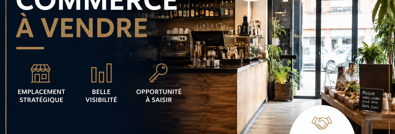 Commerce 2 Pièces 55 m² à vendre à Bonsecours (76240)