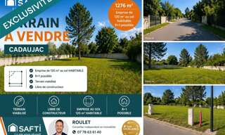 Terrain  1276 m² à vendre à Cadaujac (33140)