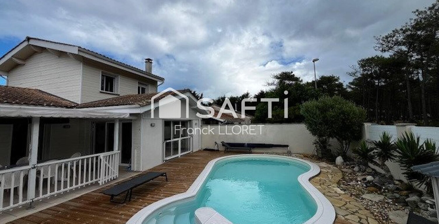 Hourtin plage maison 4 chambres, piscine — photo 1