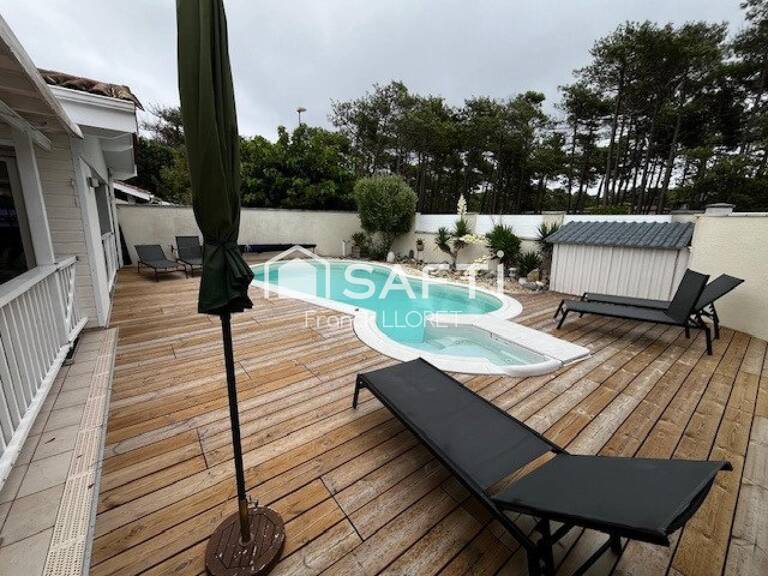 Hourtin plage maison 4 chambres, piscine — photo 1