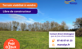 Terrain  347 m² à vendre à Saint-Pierre-la-Noue (17700)