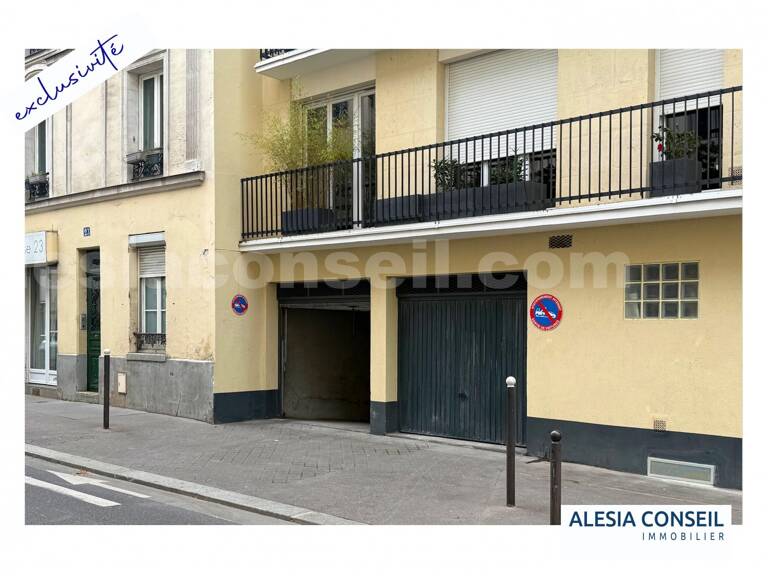 ALESIA MONTSOURIS rue Lacaze BOX PARKING — photo 1