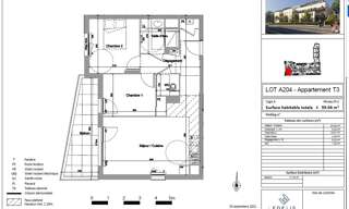 Appartement 3 Pièces 59 m² à louer à Jassans-Riottier (01480)