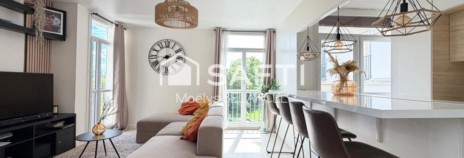 Appartement 3 Pièces 57 m² à vendre à Ris-Orangis (91130)