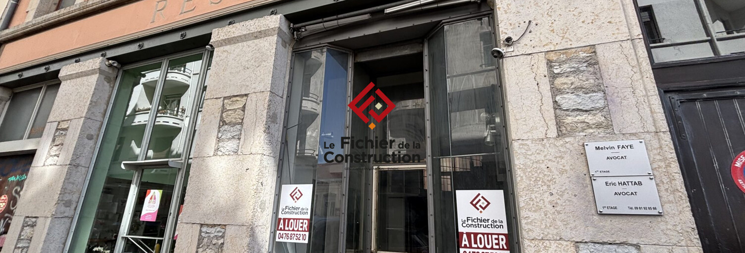 Commerce  32 m² à louer à Grenoble (38000)