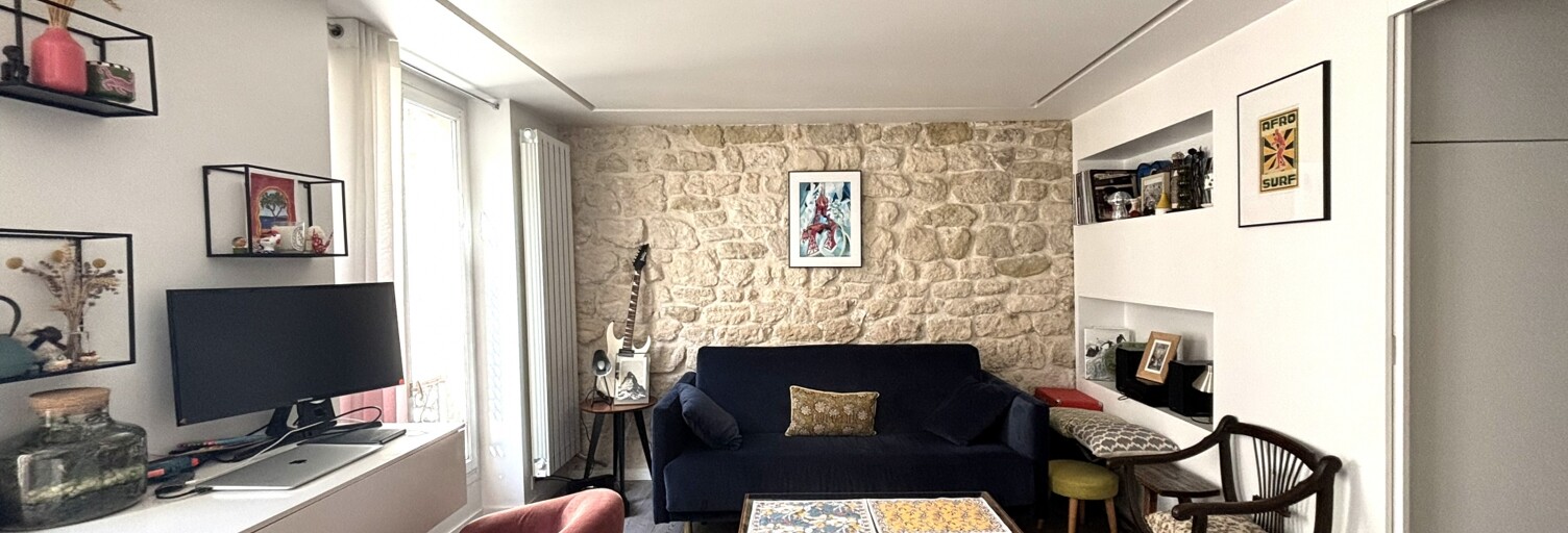 Appartement 2 Pièces 38 m² à vendre à Paris 18 (75018)