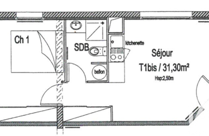 Vente Appartement 2 pièces — photo 2