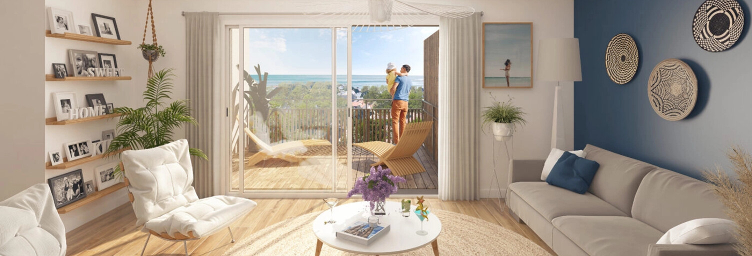 Appartement neuf T2, T3, T4 Pièce 40 à 75 m² à vendre à Saint-Nazaire (44600)