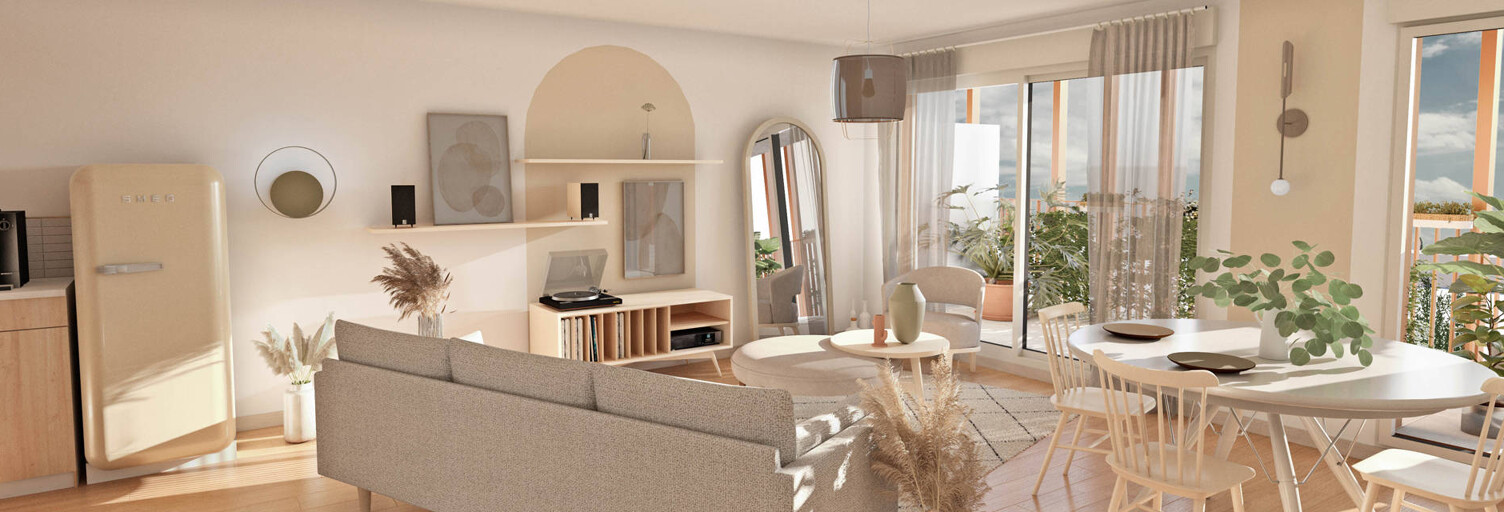 Appartement neuf T3 Pièce 60 m² à vendre à La Mézière (35520)