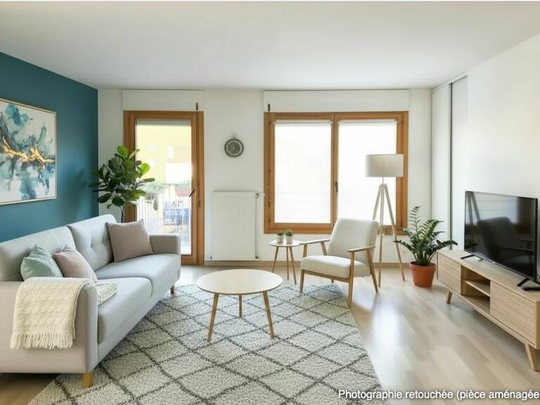 Montreuil Bas-Montreuil – T3 traversant lumineux avec balcon – Parking en option — photo 1