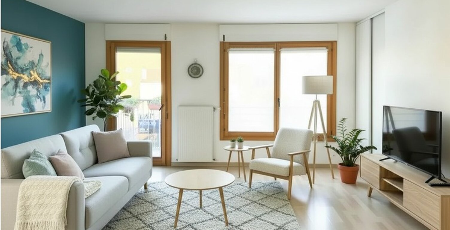 Montreuil Bas-Montreuil – T3 traversant lumineux avec balcon – Parking en option — photo 1