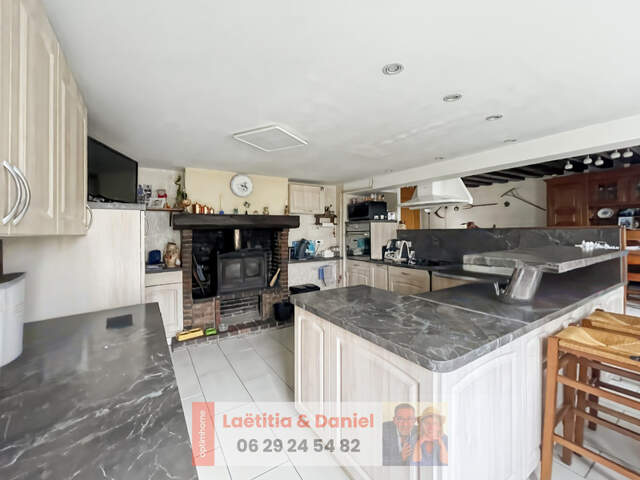 Maison rénovée 4 pièces – 46 m² pièce de vie – Terrain 890 m² – Garage double – Breteuil sur Iton — photo du bien