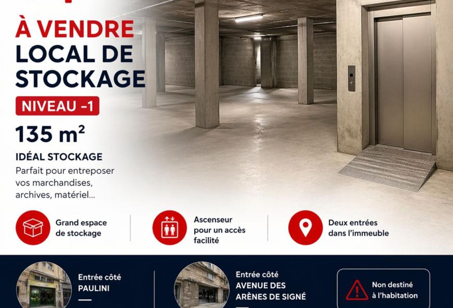 NICE / Bas Cimiez Local de Stockage — photo 1