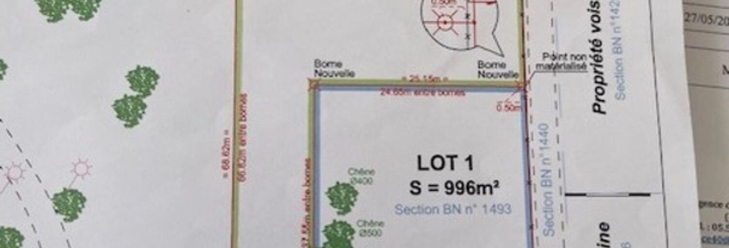 Terrain  1348 m² à vendre à Saint-Jean-d'Illac (33127)