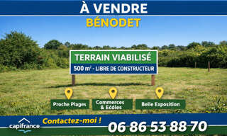 Terrain  500 m² à vendre à Bénodet (29950)
