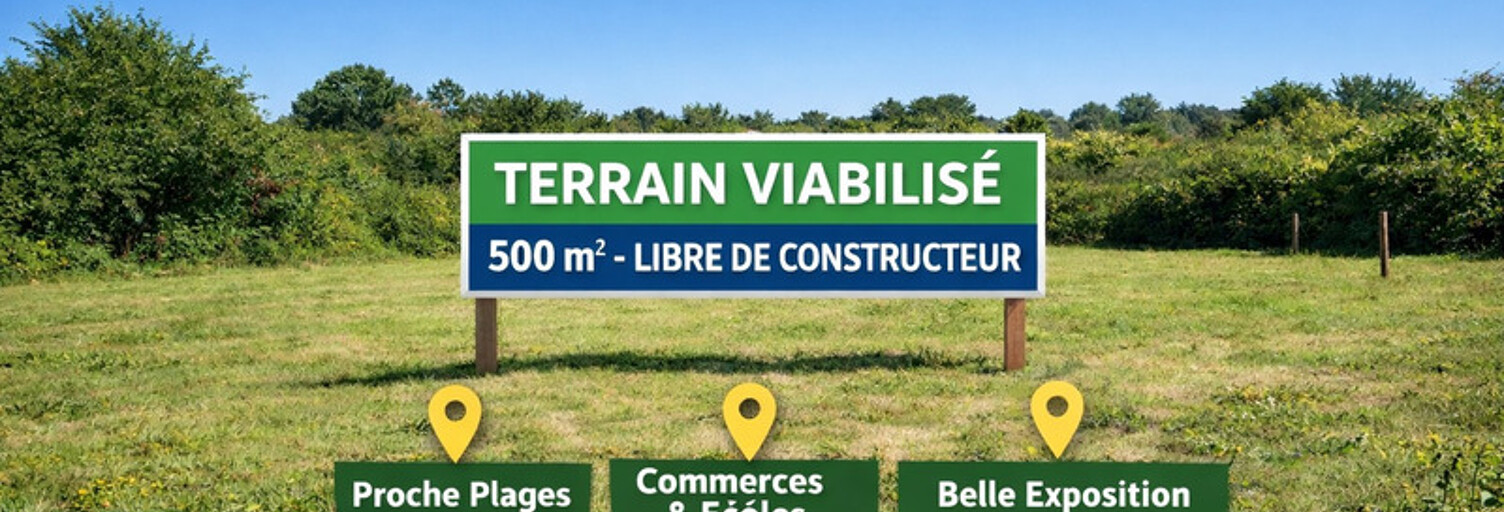 Terrain  500 m² à vendre à Bénodet (29950)
