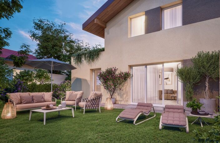 À vendre – Appartement T3 de 65,82 m² en rez-de-jardin à Lully (74) — photo 2