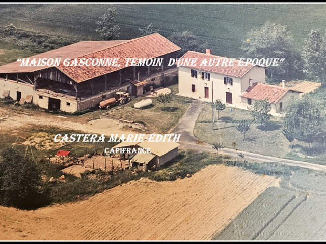 Propriete à BARRAN (GERS) AVEC MAISON GASCONNE EN PIERRES- 160 m² hab- sur 2,6 hectares + dépendances +PUITS — photo du bien