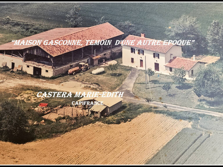 Propriete à BARRAN (GERS) AVEC MAISON GASCONNE EN PIERRES- 160 m² hab- sur 2,6 hectares + dépendances +PUITS — photo 1