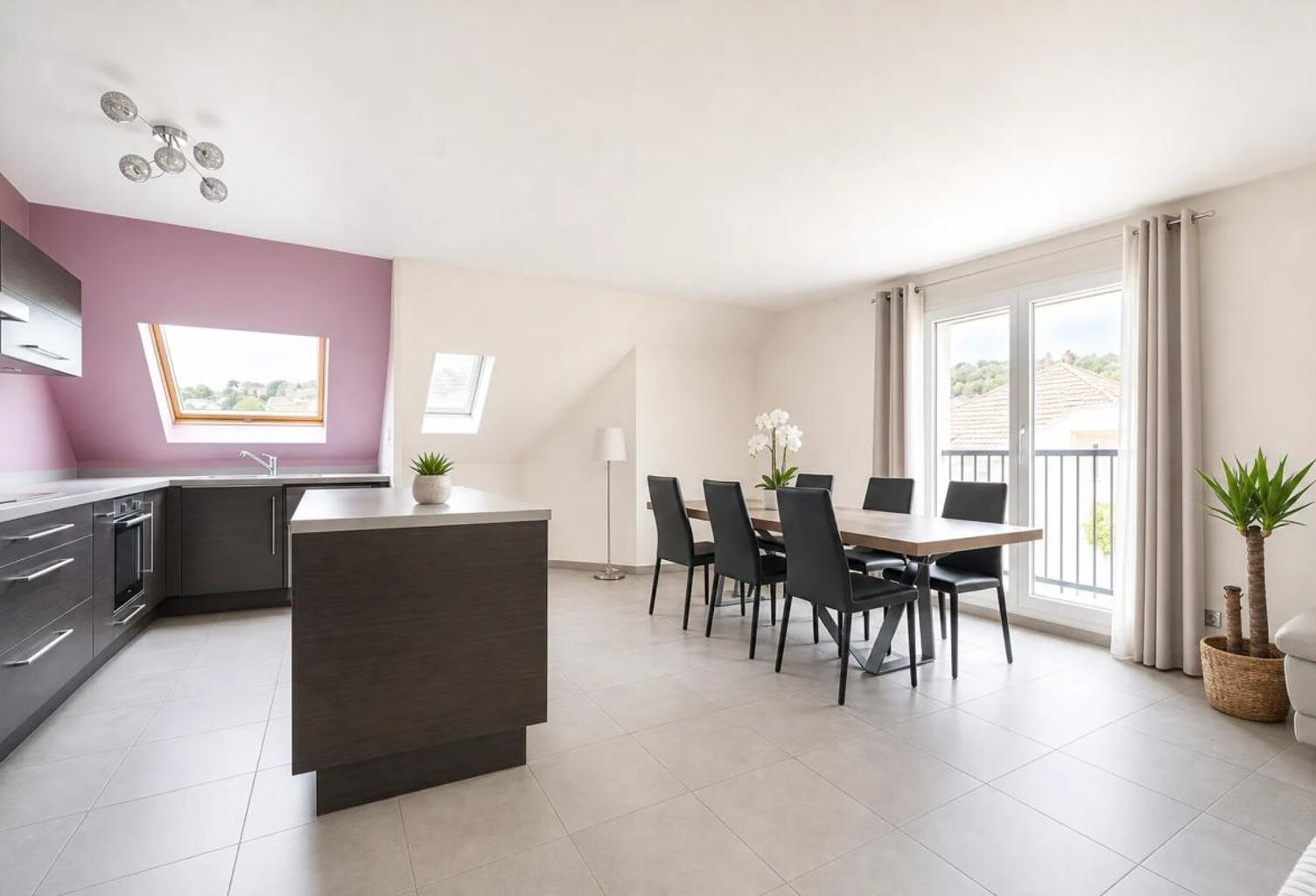 Duplex lumineux de 106 m² loué à Sannois — photo 1