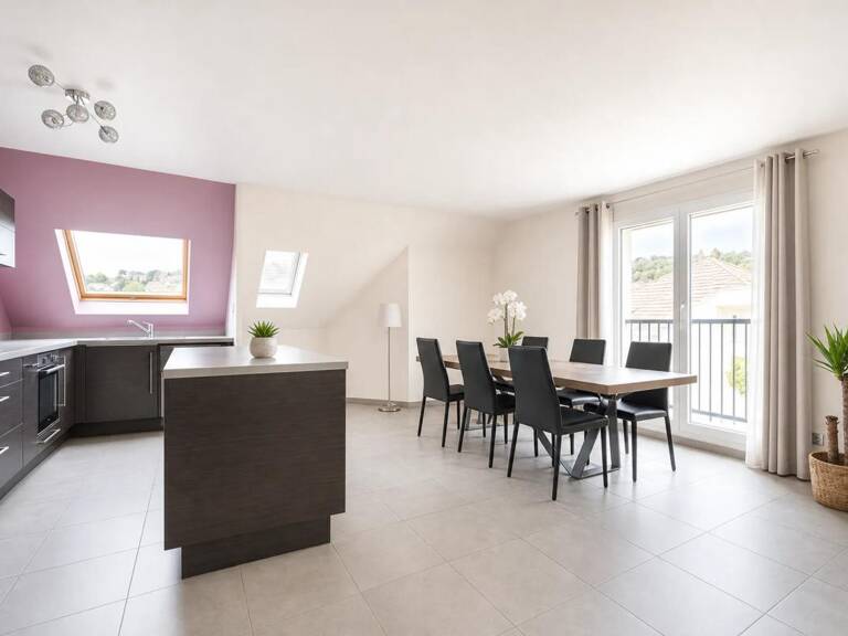 Duplex lumineux de 106 m² loué à Sannois — photo 1