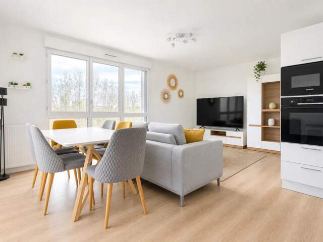 Chic T3 lumineux à Asnières, 63 m² avec balcon — photo du bien