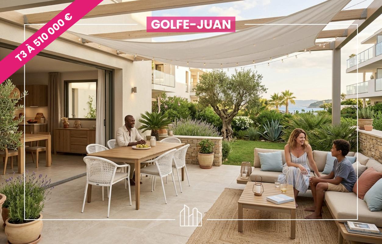 Appartement  T3 à vendre Vallauris 06220