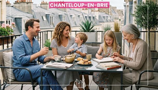 Appartement 3 pièces  à vendre Chanteloup-en-Brie 77600