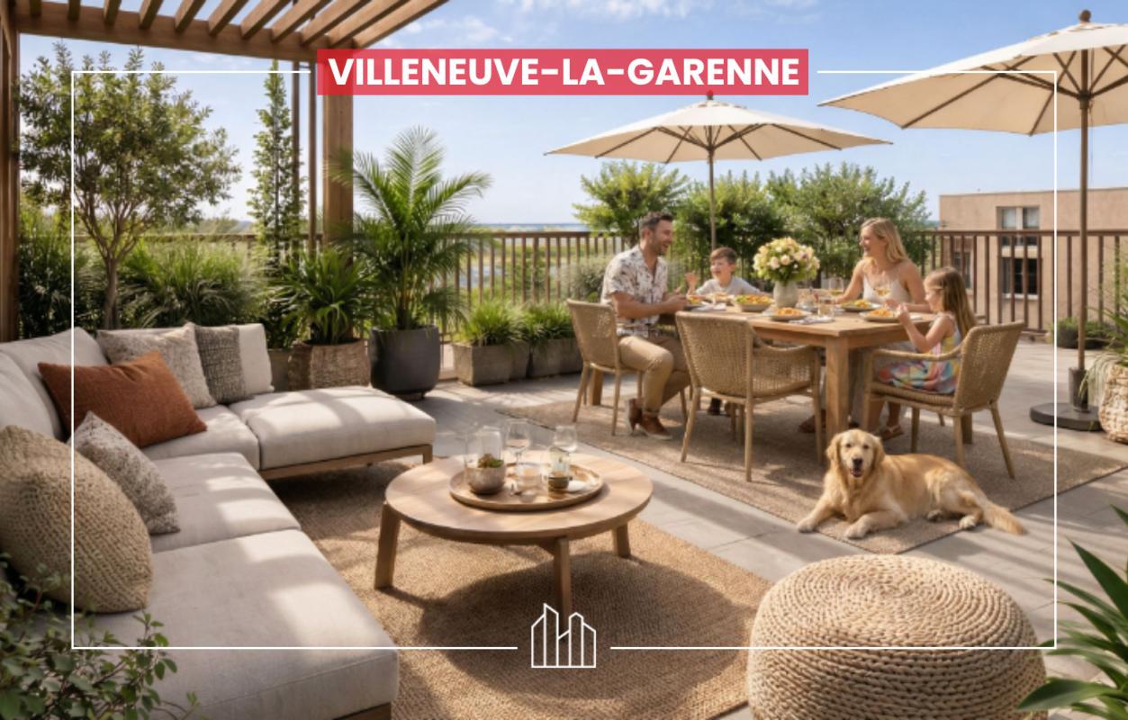 Villeneuve-la-Garenne Appartement neuf 4 pièces 86 m²