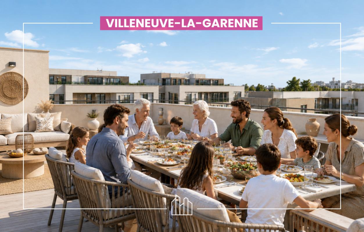 Appartement  T4 à vendre Villeneuve-la-Garenne 92390