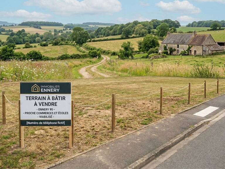 Beau Terrain à Bâtir, à 2mn de Pontoise — photo 1